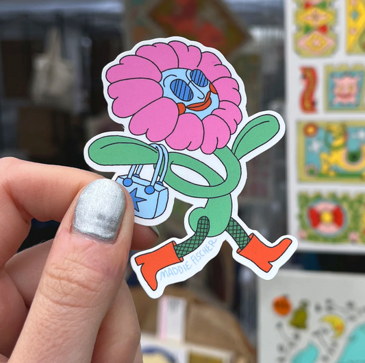 Fashion Flower Sticker