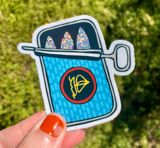 Sparkling Sardine Sticker