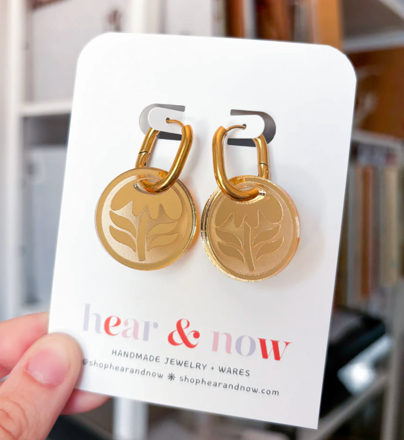 Folk Coin Earrings