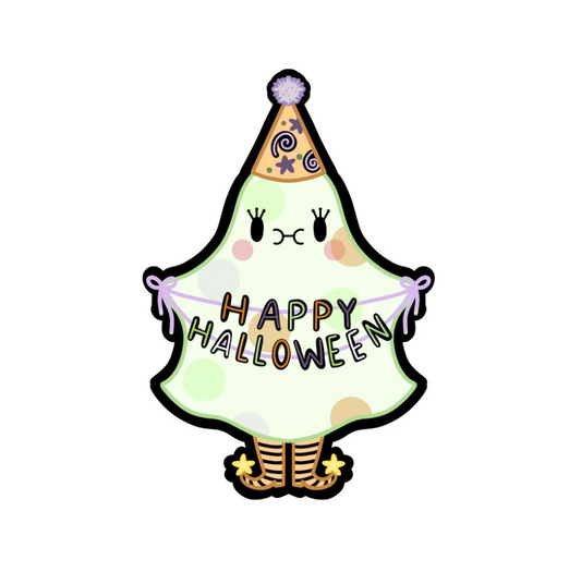 Party Ghost Sticker