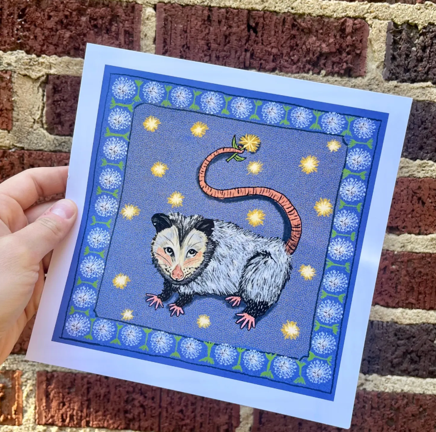 Dandy Possum Print