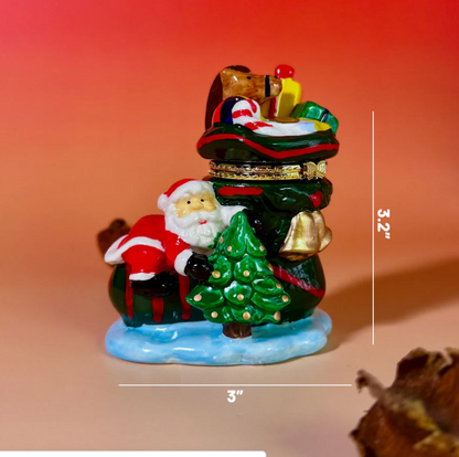Santa Clause Trinket Boxs