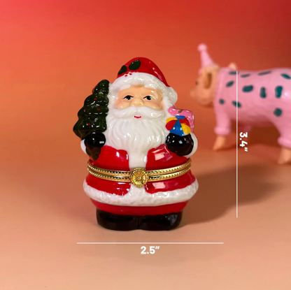 Santa Clause Trinket Boxs