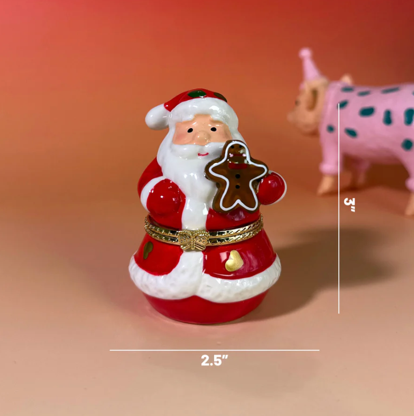 Santa Clause Trinket Boxs