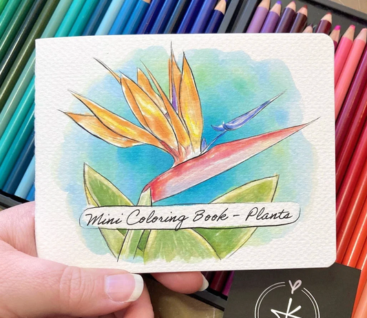 Mini Coloring Book- Plants