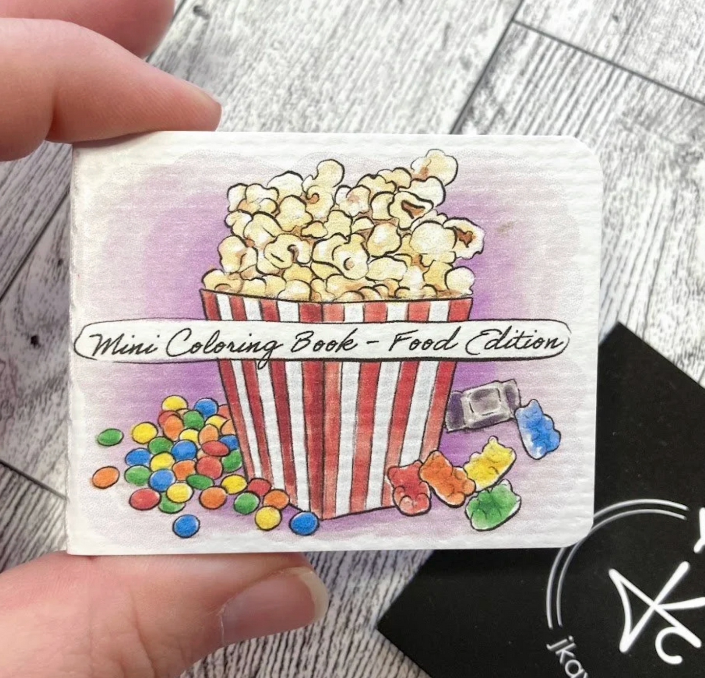 Pocket Sized Coloring Book- Food