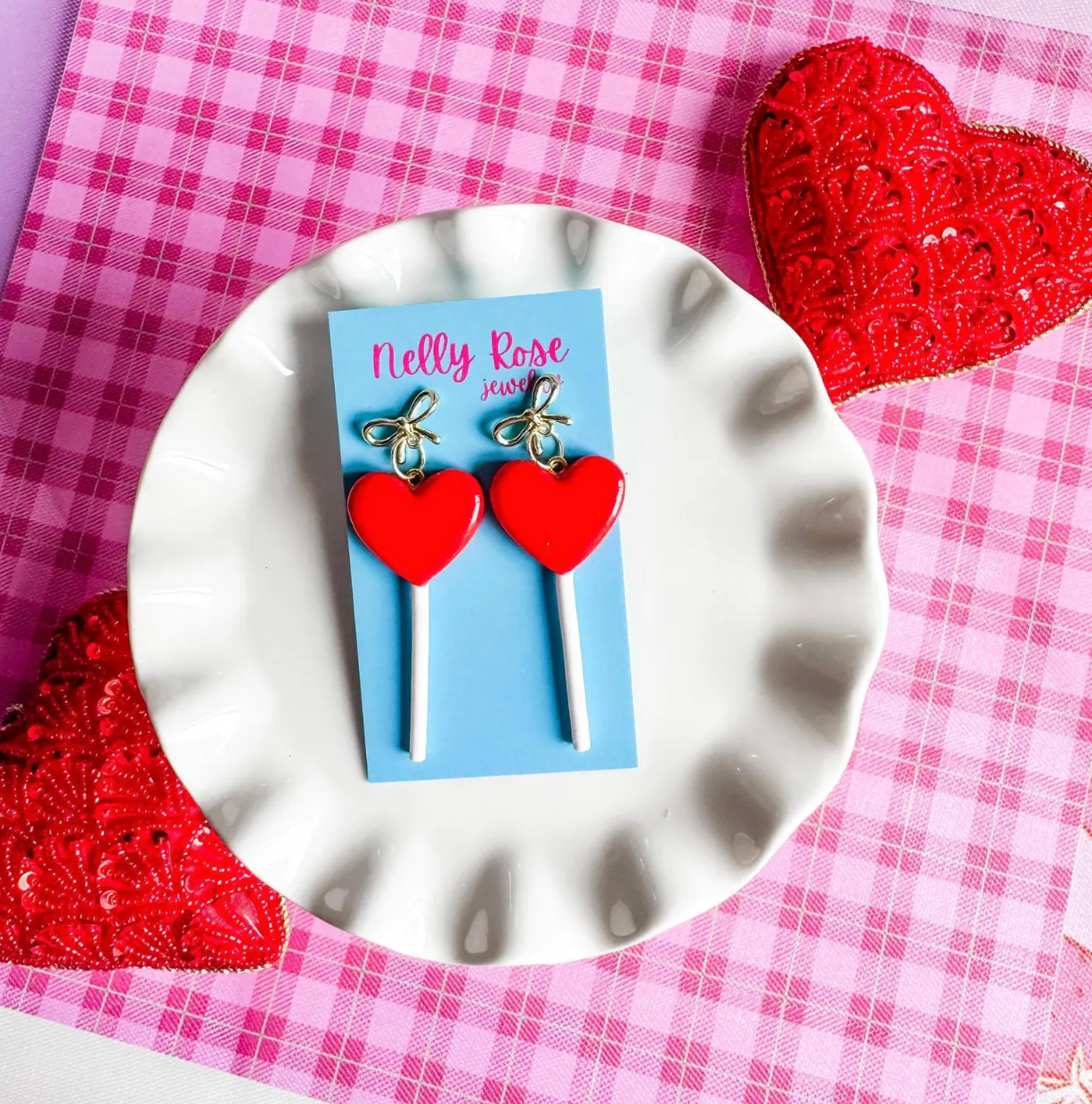 Heart Lollipop Earrings