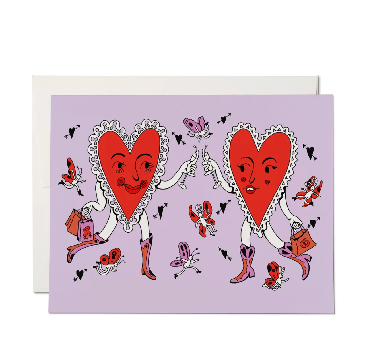 Valentine's Hearts Card