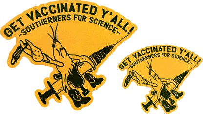 Southerners for Science Crawfish Sticker