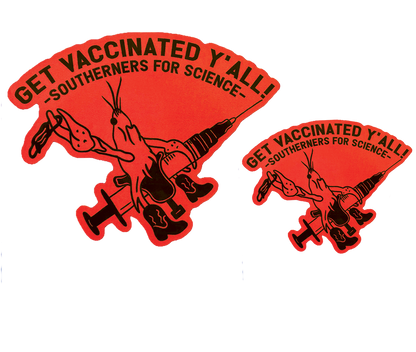 Southerners for Science Crawfish Sticker