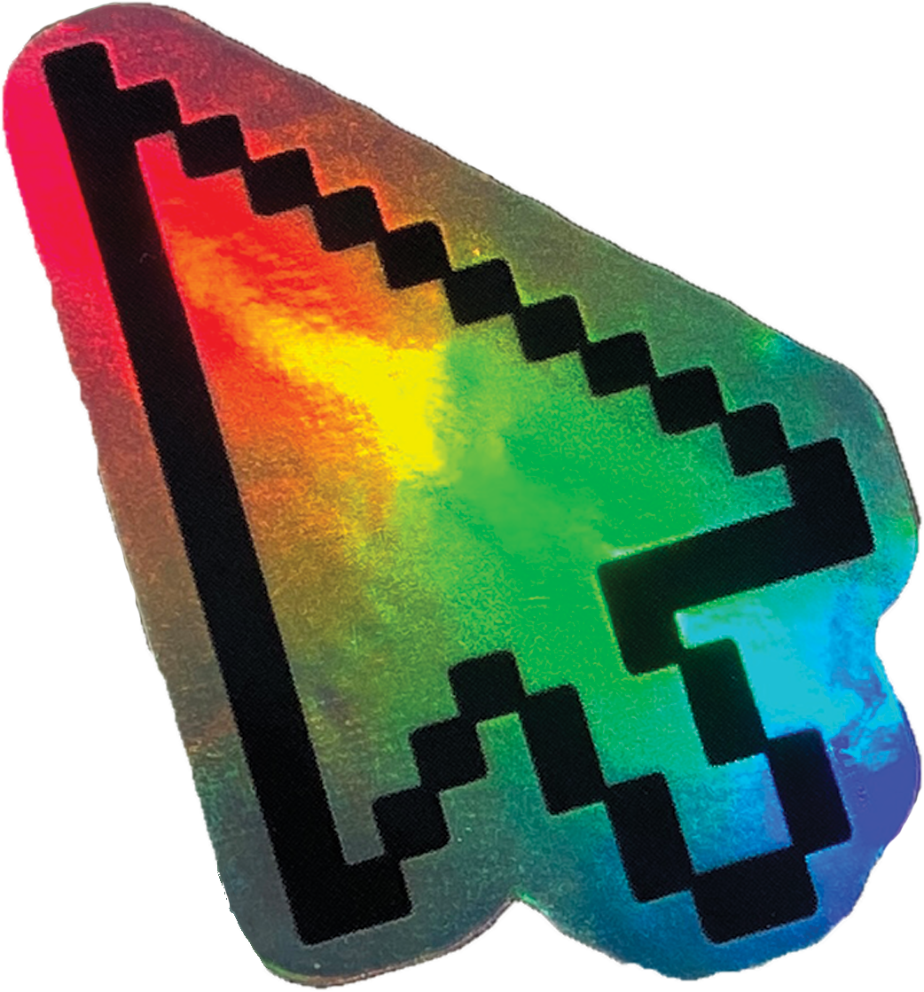 Cursor Holo Sticker