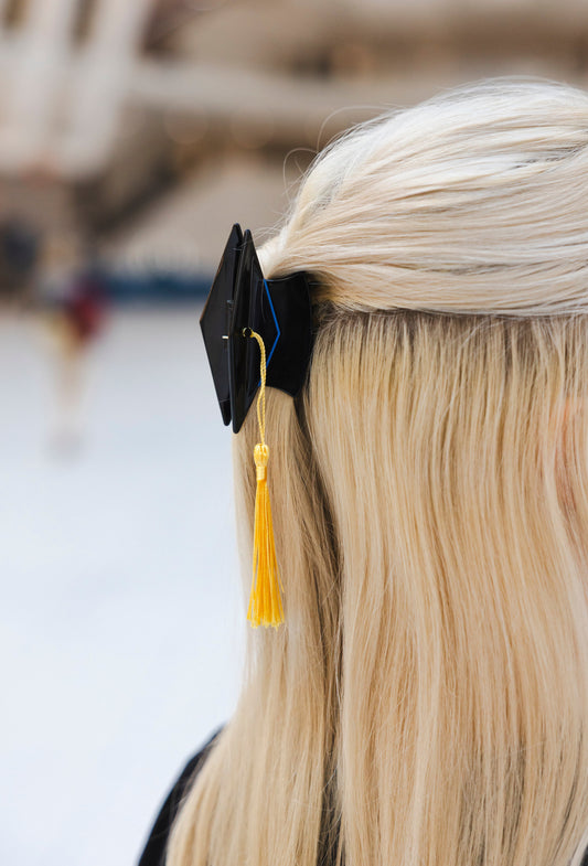 Graduation Cap Hair Claw