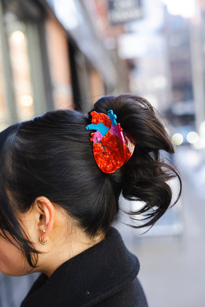 Anatomical Heart Hair Claw