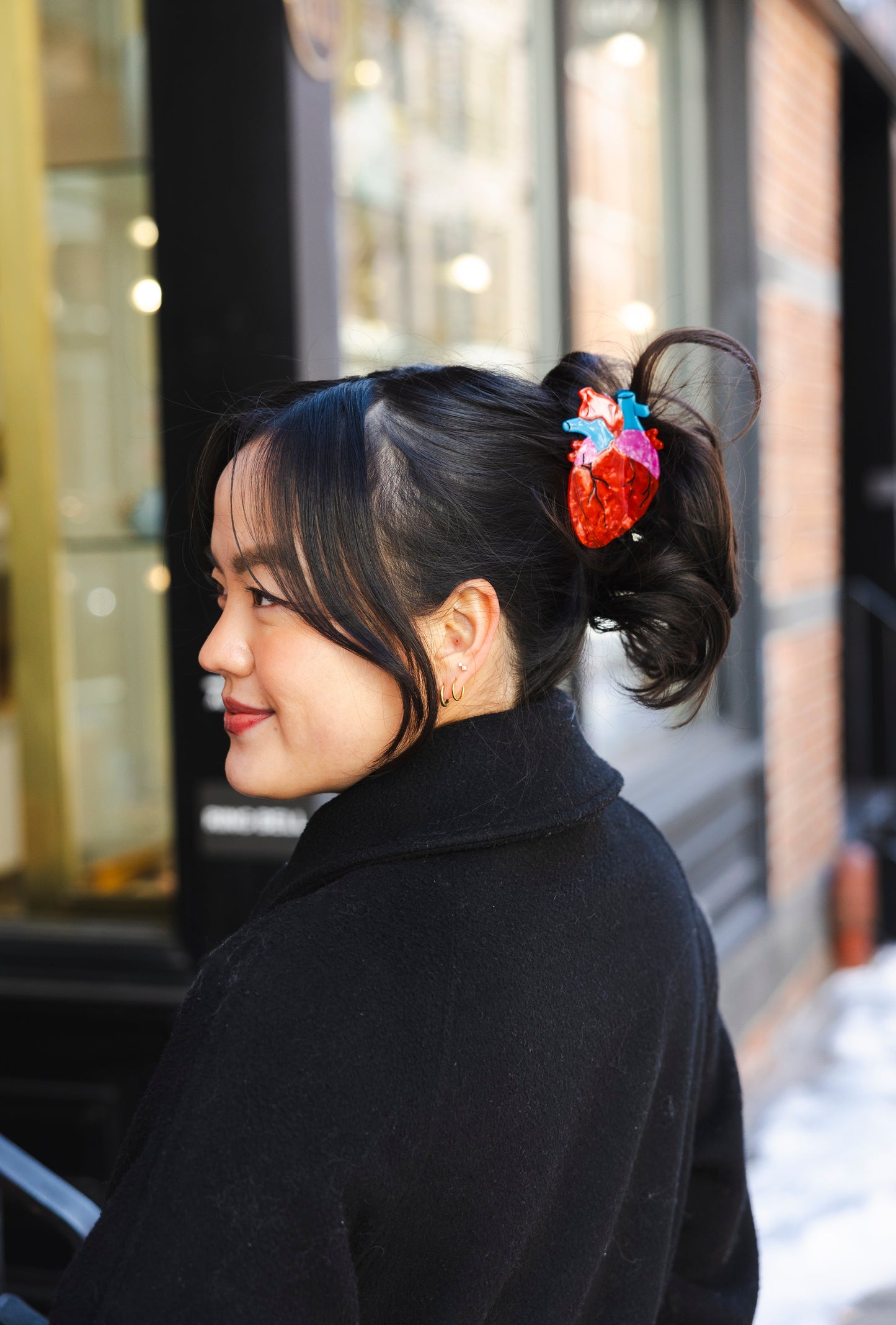 Anatomical Heart Hair Claw
