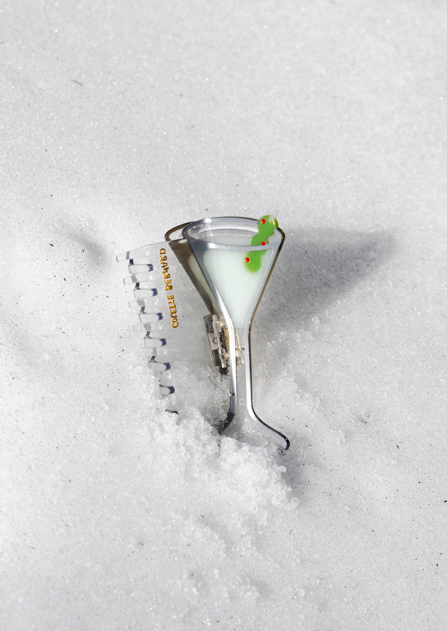 Martini Glass Hair Claw