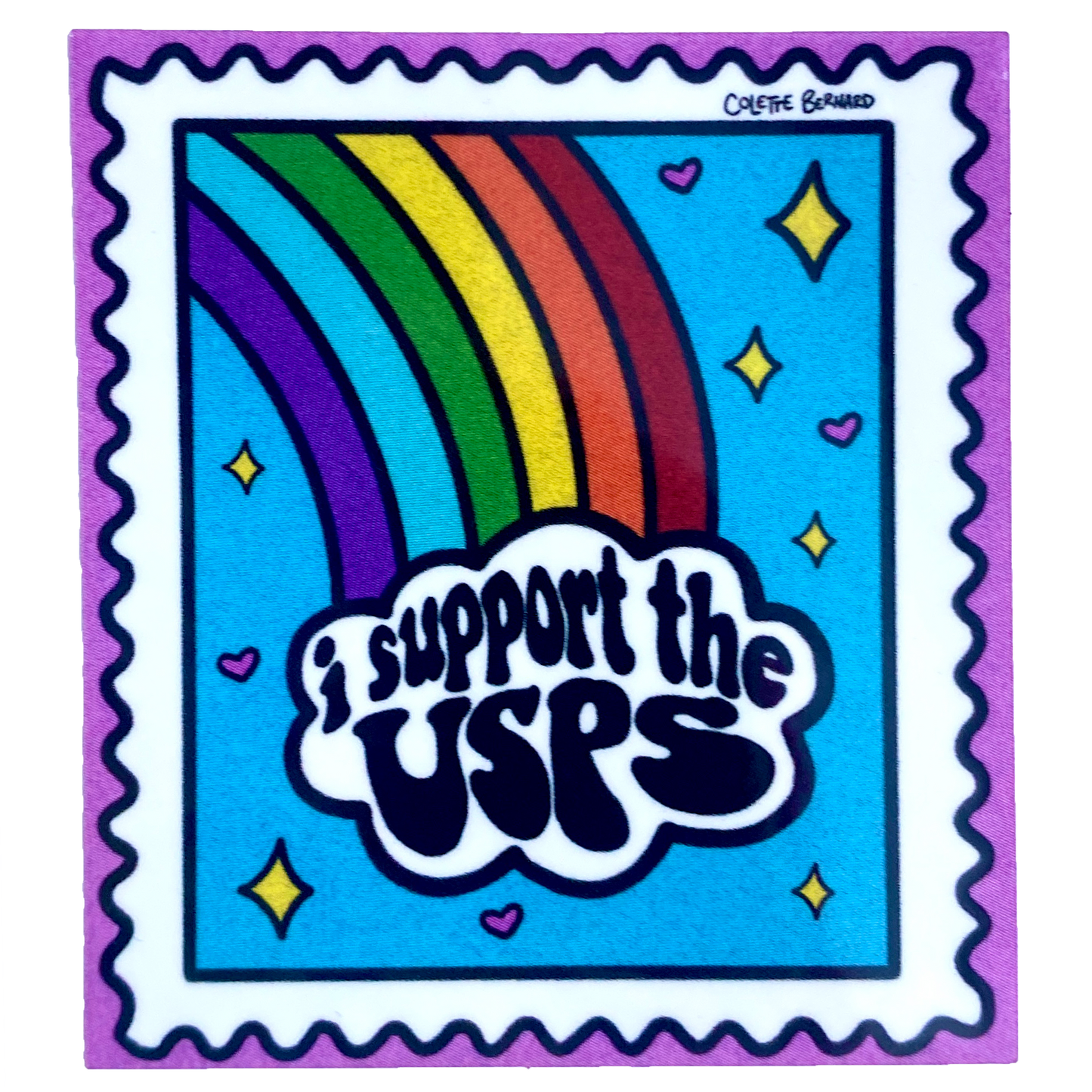 USPS Stamp Sticker