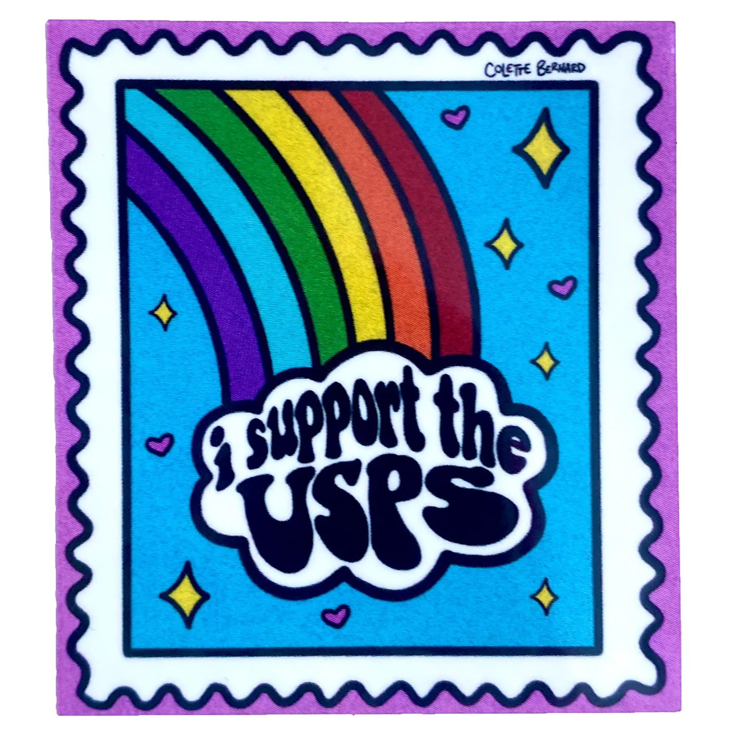 USPS Stamp Sticker