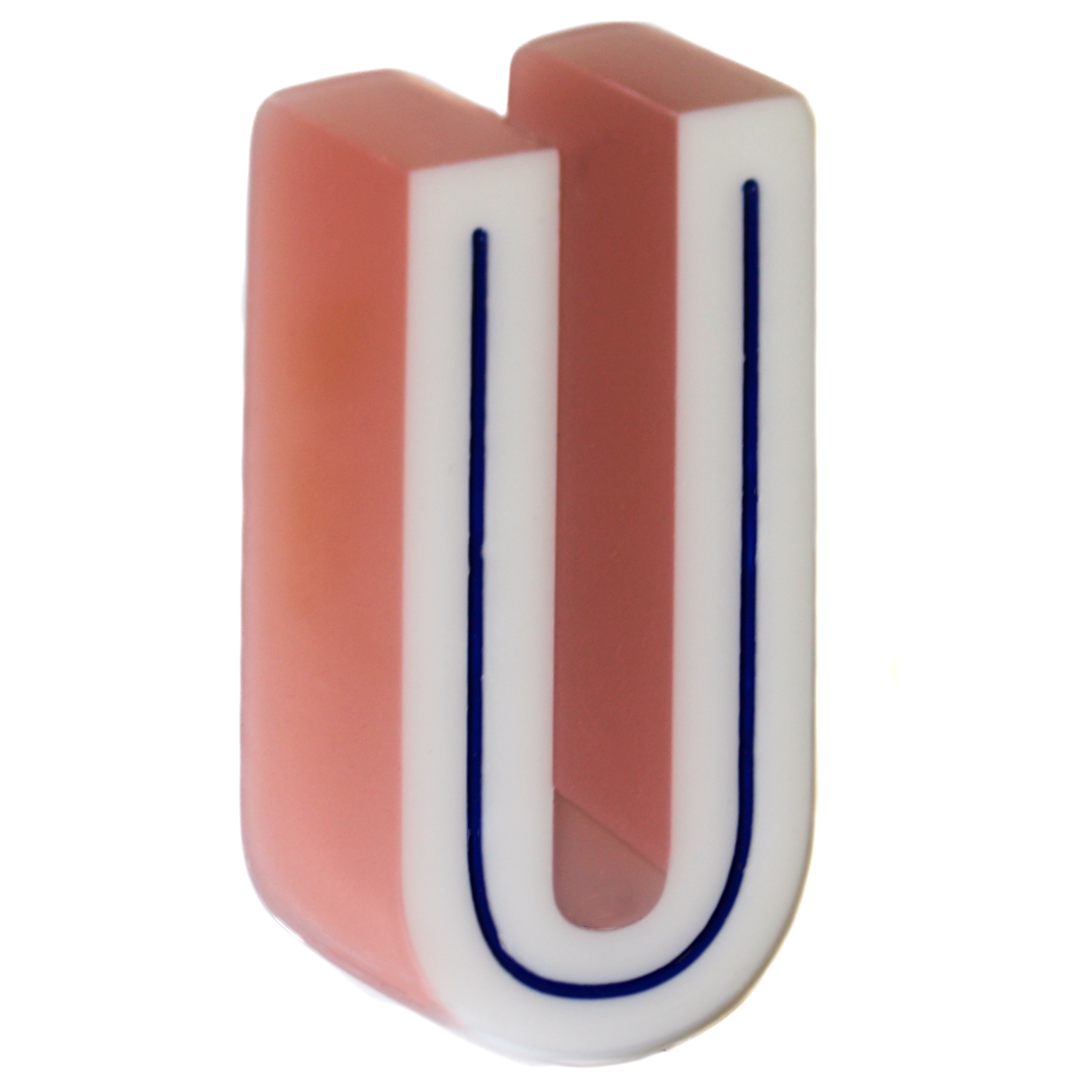 Letter U Hair Clip