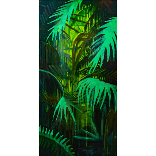 Silver Saw Palmettos Print