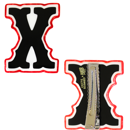 Letter X Hair Clip