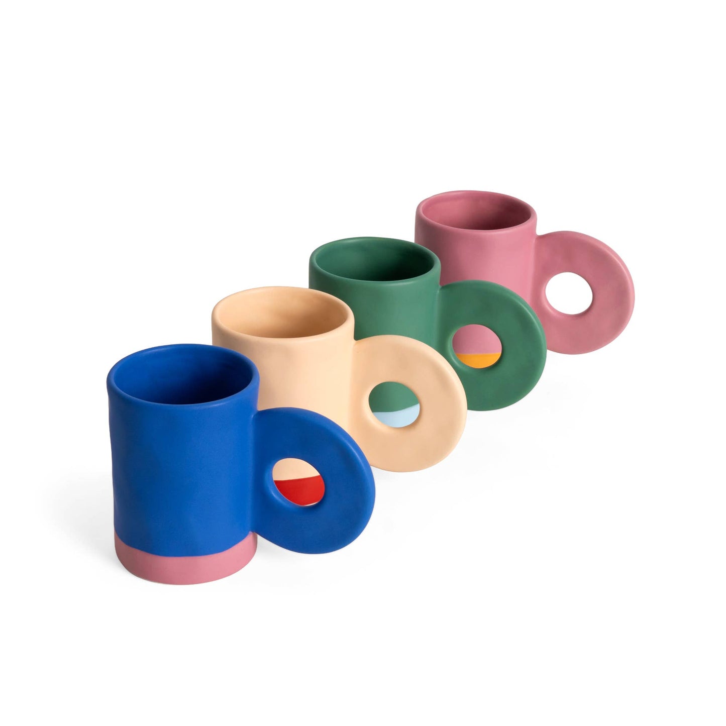 GREEN CERAMIC MUG HF