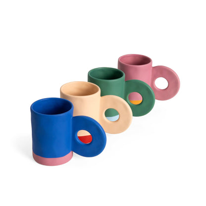 GREEN CERAMIC MUG HF