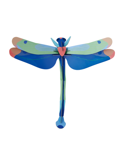 3D Wall Art - Blue Dragonfly