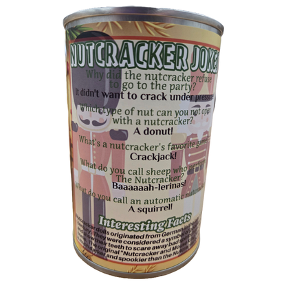 Cornelius the Canned Nutcracker - Christmas Plush in a Can