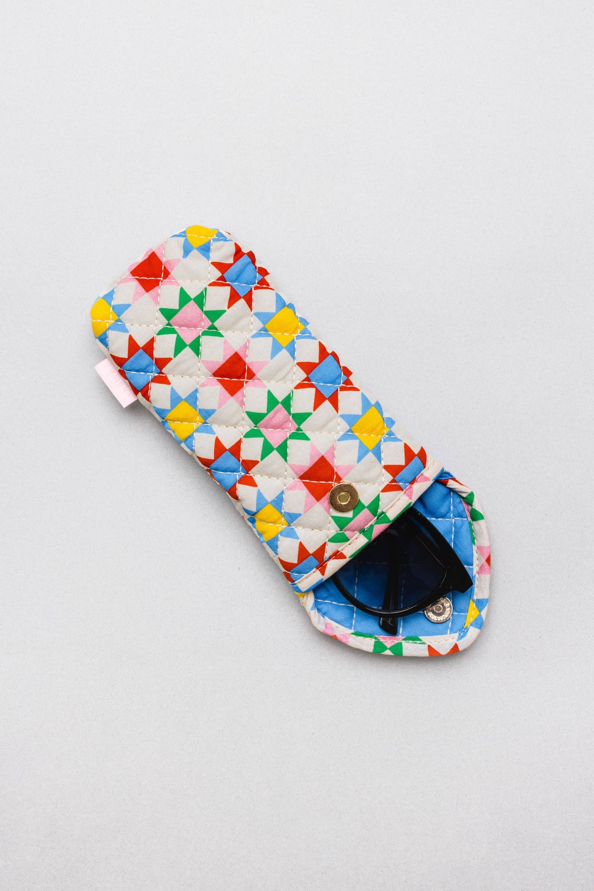 Sunglass Case, Quilted Blocks