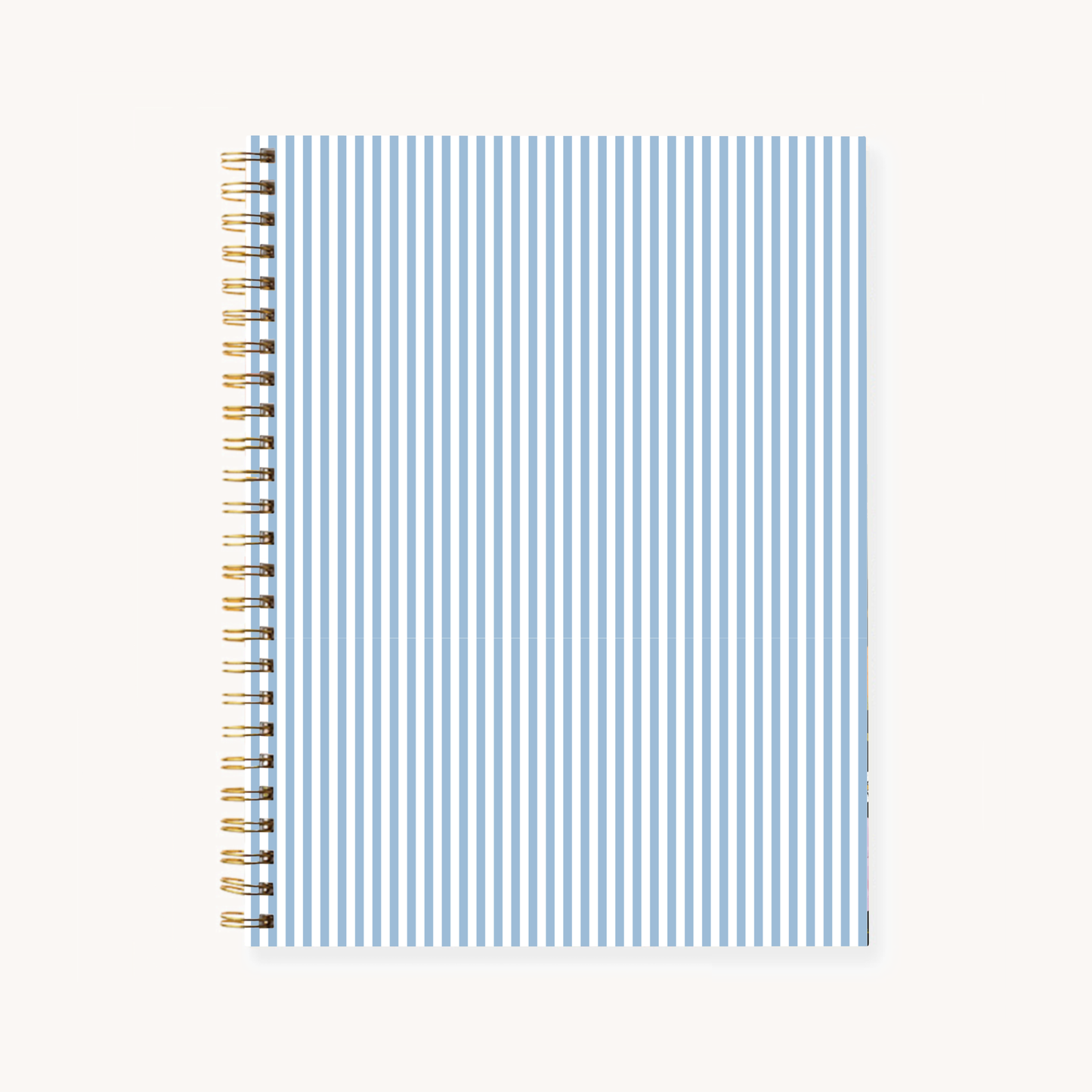 Floral 7x9 Hardcover Spiral Notebook