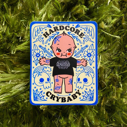 Hardcore Crybaby Sticker