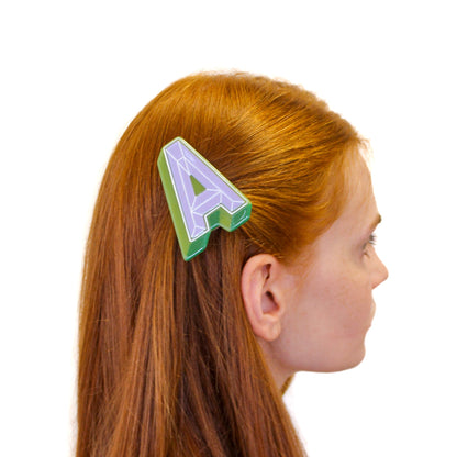 Letter A Hair Clip