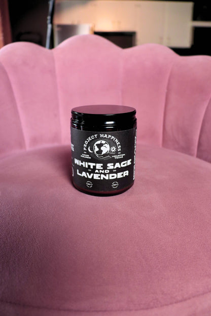 White Sage and Lavender Soy Candle - 8oz