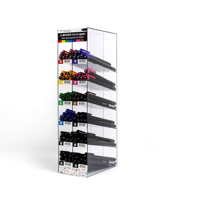 MONO Drawing Pen, Colors 72PC Set in Countertop Display