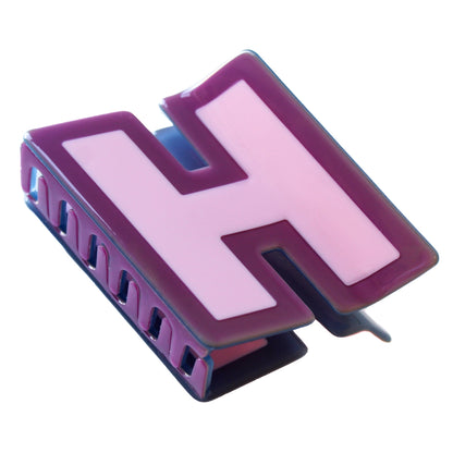 Letter H Hair Claw