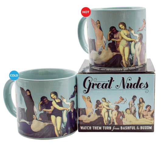 "Great Nudes of Art" Heat-Changing Coffee Mug