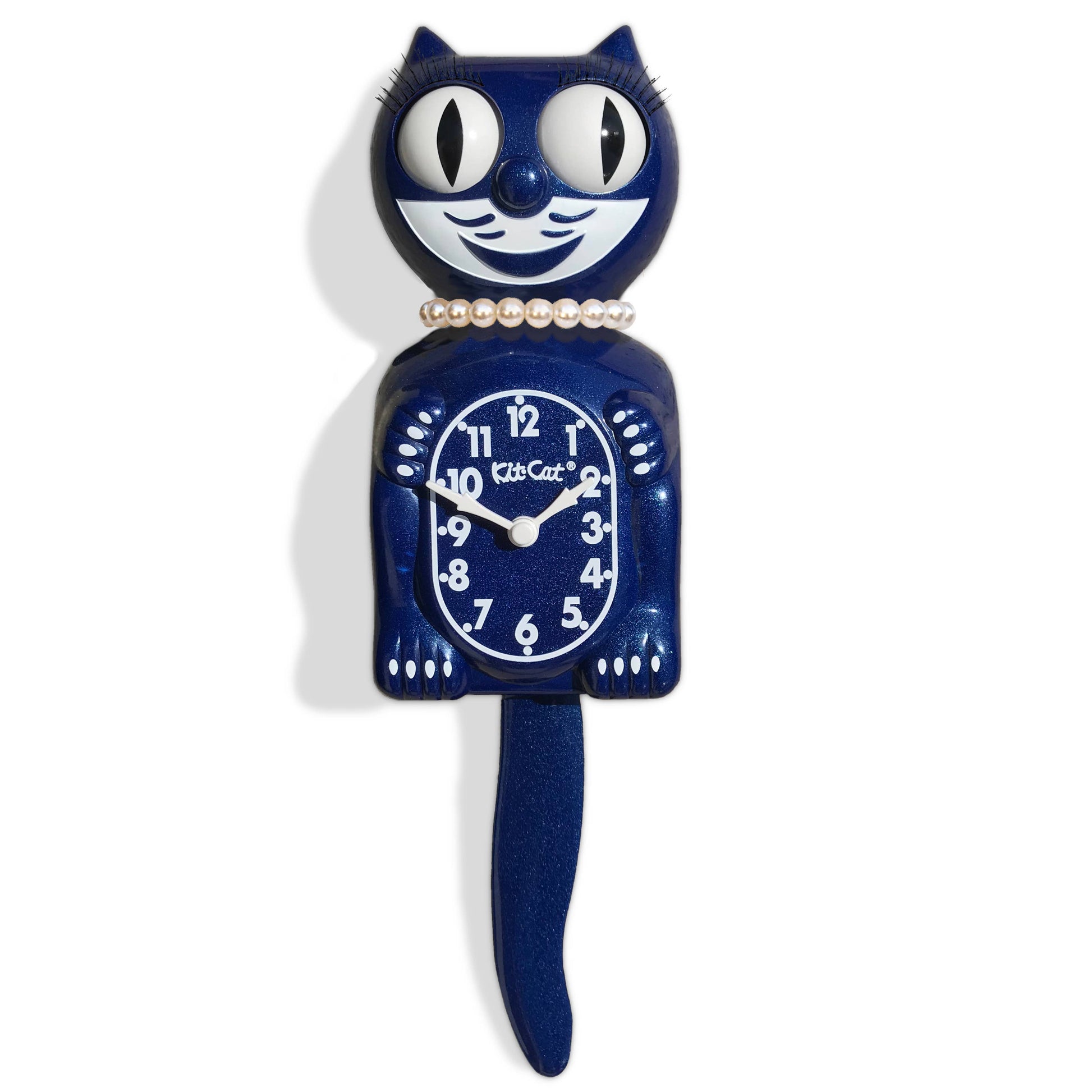 Kit-Cat Klock Galaxy Blue Lady Kit Cat Klock