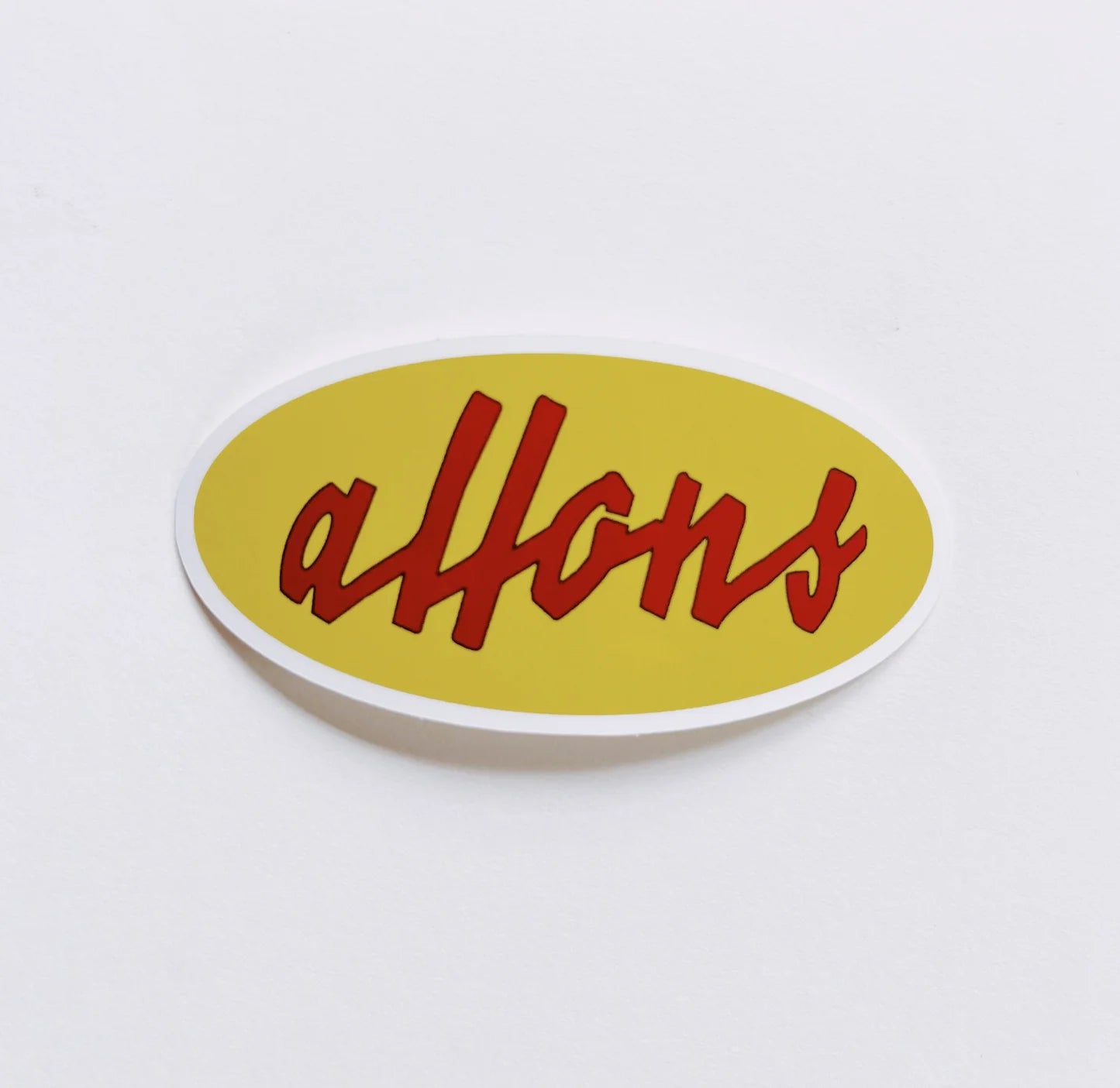 Allons Sticker