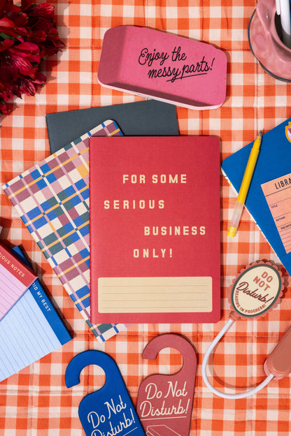 Rough Draft Notebook Set, Serious Business Only