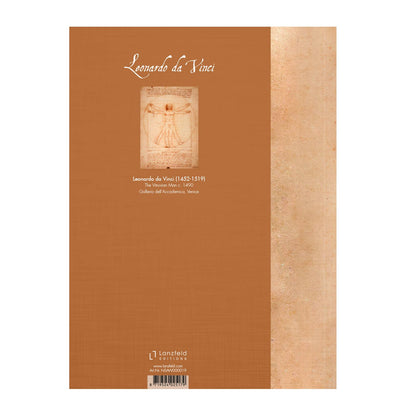 Artist journal sketchbook, Da Vinci, Vitruvian man