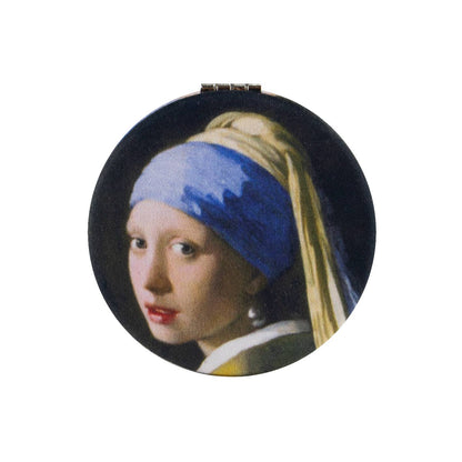 MicroFiber Folding Pocket Mirror, Girl with the pearl