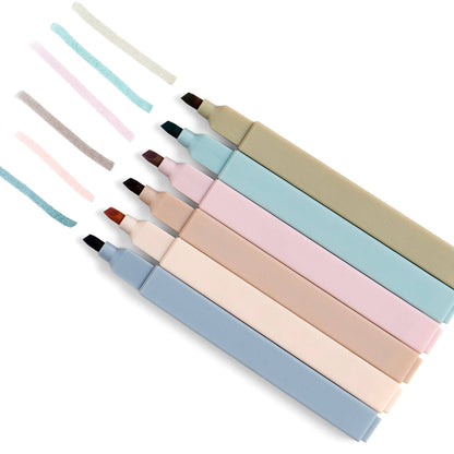 Muted Highlighter Set of 6 Colors