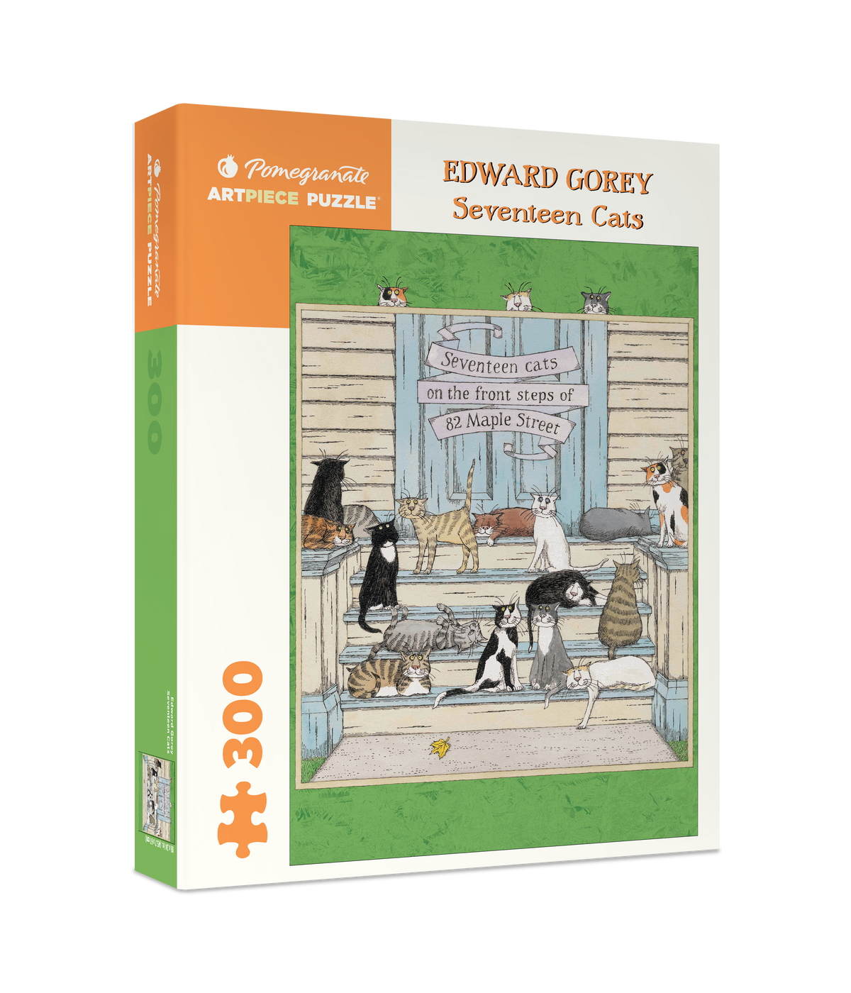 Edward Gorey: Seventeen Cats 300-Piece Jigsaw Puzzle