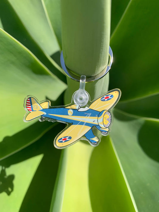 WWII Boeing P-26 Peashooter Keychain