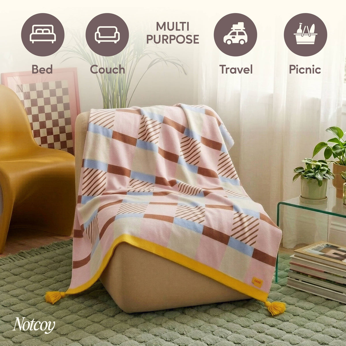 Strawberry Sundae Throw Blanket