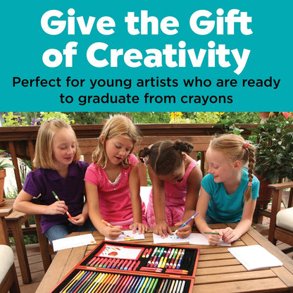 64- Piece Young Artist Essentials Art Set Gift Set for Kids