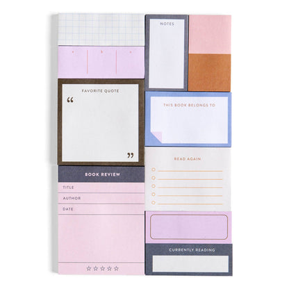 Reader Sticky Note Notepads - Set of 10