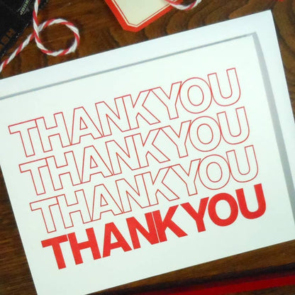 Thank You Card (6 Pack W/ Envelopes)