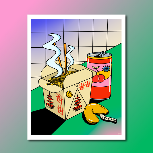 Takeout Art Print