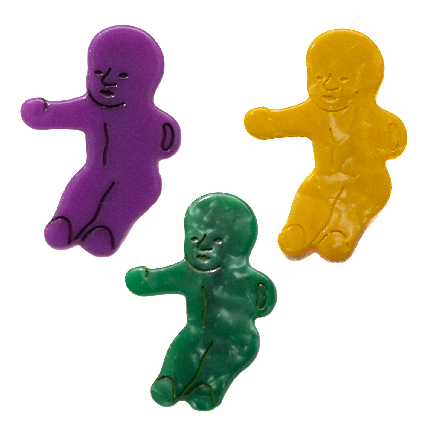 King Cake Baby Mini Clips